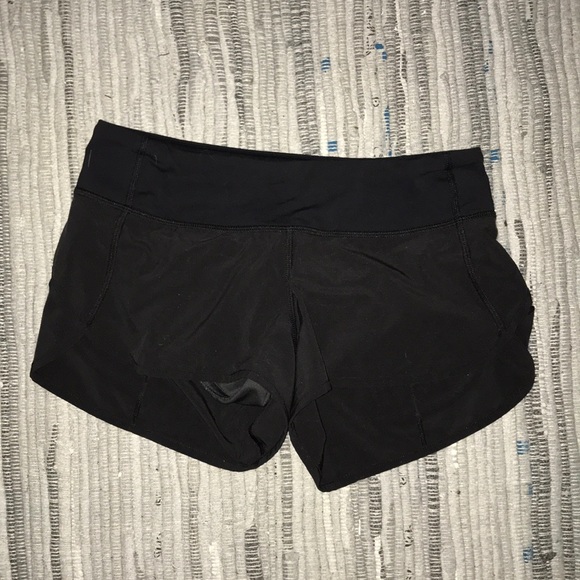 Lululemon Speed Shorts - 4 way stretch - Black - Picture 1 of 3